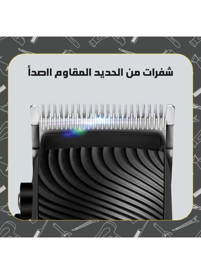 ماكينة الحلاقه الإحترافيه Sokany-SK-LF-9980 بذراع تحكم فى الشفرات و 6 أمشاط ببطاريه 2500 مللى أمبير - Image 5