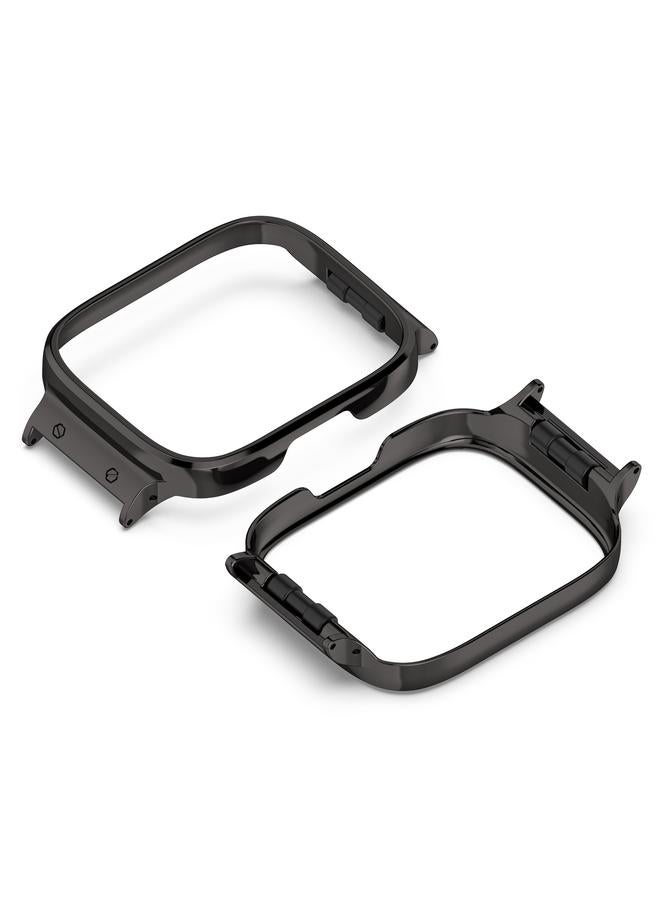 erorex For Redmi Watch 3 Lite / Watch 3 Active Metal Watch Protective Frame(Black) - Image 2