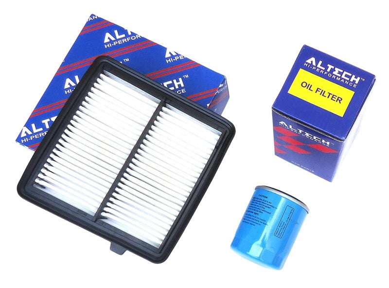 ALTECH HI-PERFORMANCE AIR FILTER + OIL FILTER SET FOR HONDA AMAZE 1.2L PETROL (1ST GEN 2013 TO 2017) - Image 1