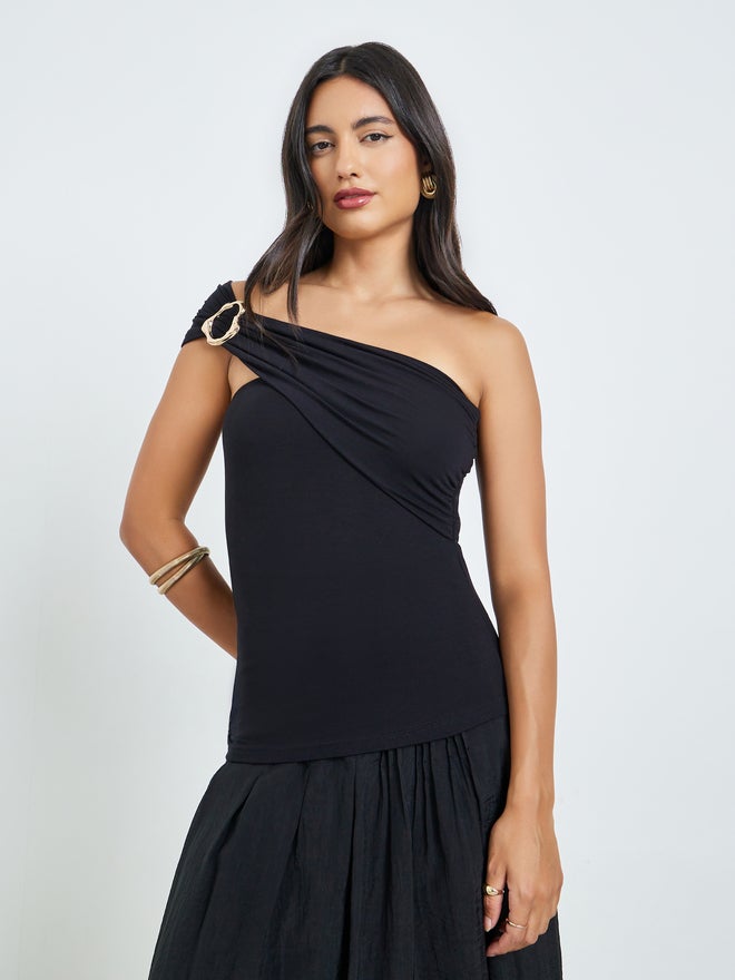 Styli Black Sleeveless Knit Top - Image 1