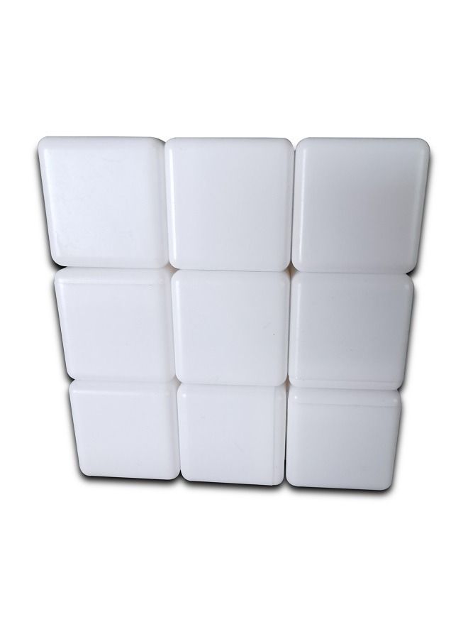 3x3 Blank Magic Cube 3x3x3 White Cube Puzzles Toys DIY  - Image 1