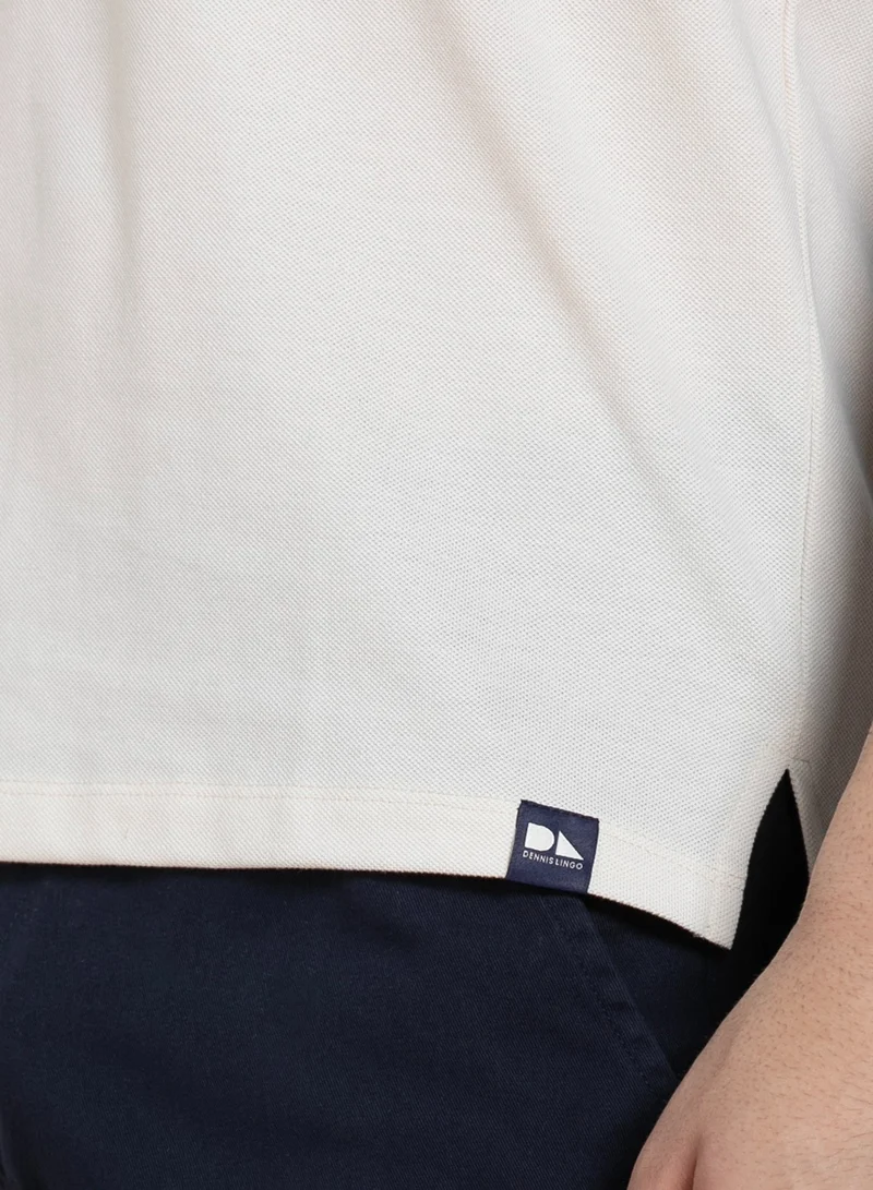 Dennis Lingo Ecru T-Shirt for Men - Regular Fit, Comfortable