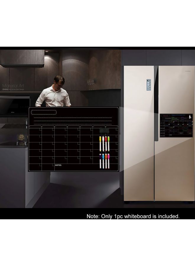 NIBEMINENT Magnetic Dry-Erase Calendar Board Black - Image 5