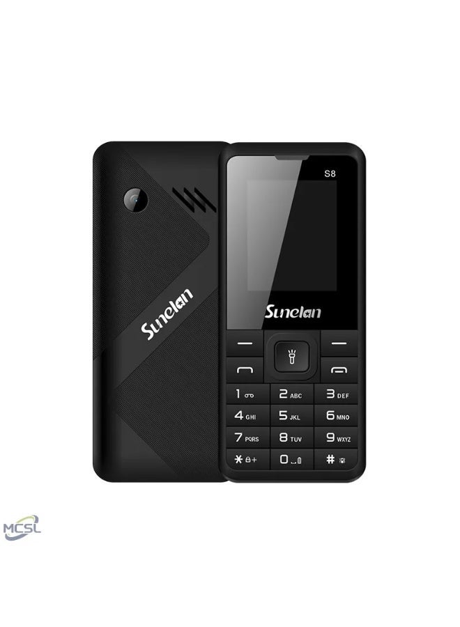 Sunelan S8  1.8 Mini Modern Mobile Phone Keyboard Mobile Phone 32MB 1000mAh New Small Function Mobile Phone BLACK - Image 2