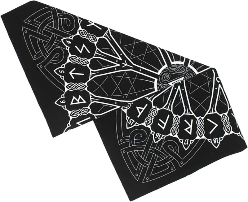 klarako Rune Casting Viking Altar Divition Witch Cards Tablecloth Tapestry for Lovers - Image 1