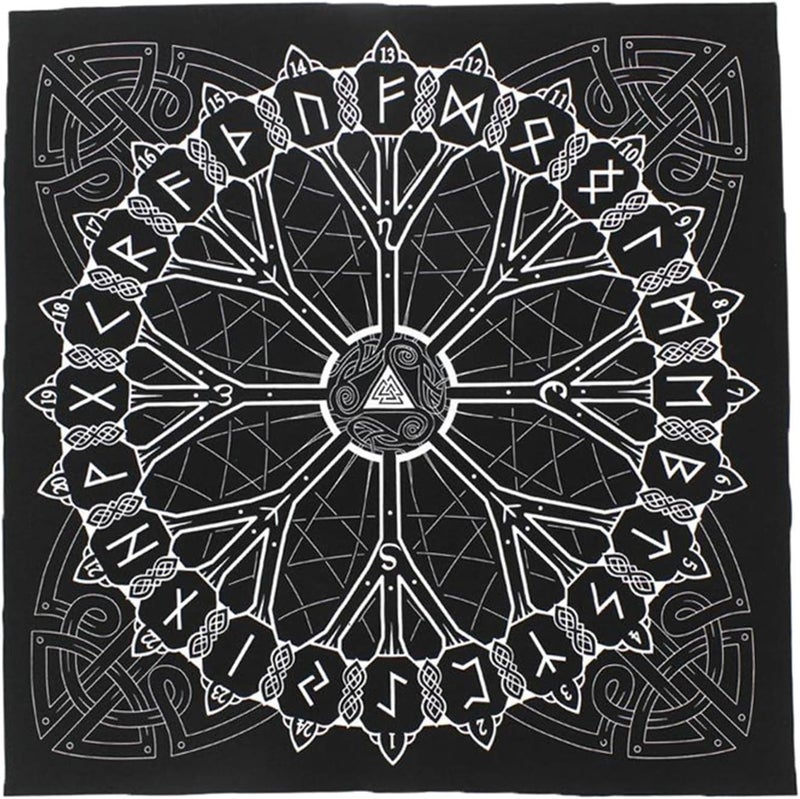 klarako Rune Casting Viking Altar Divition Witch Cards Tablecloth Tapestry for Lovers - Image 3