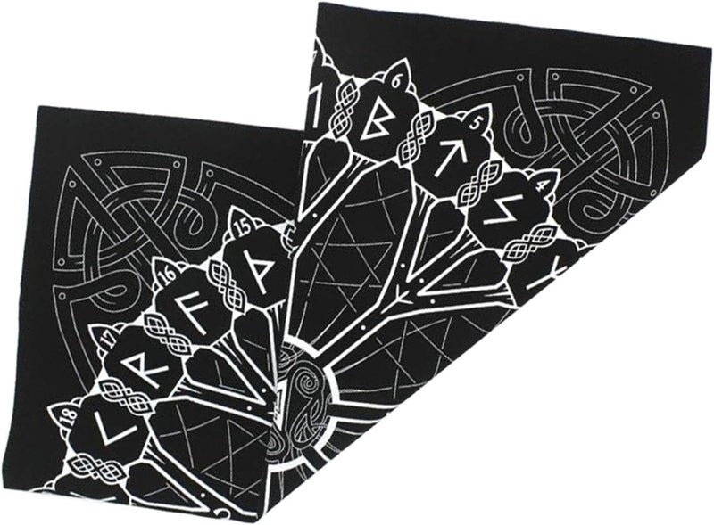 klarako Rune Casting Viking Altar Divition Witch Cards Tablecloth Tapestry for Lovers - Image 4