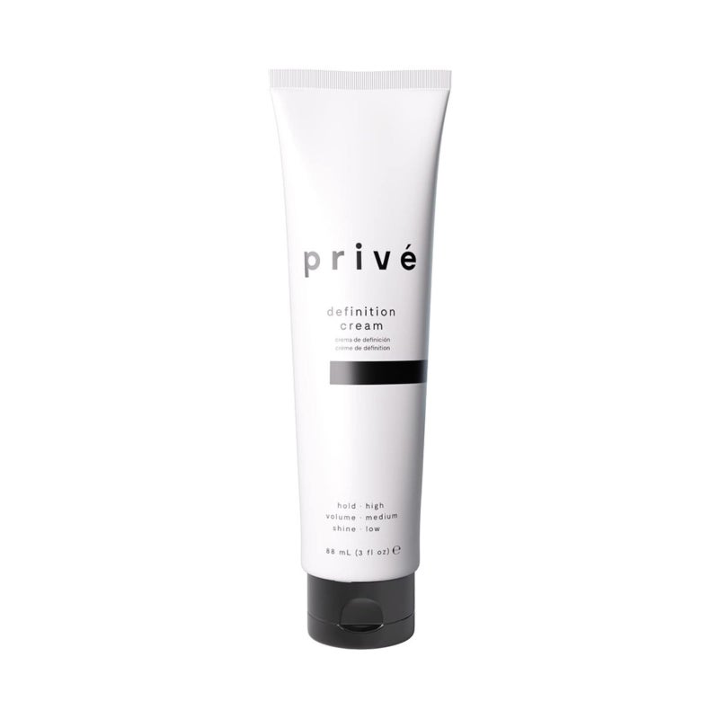 PRIVE PrivÃ© Definition Hair Cream - High Hold Styling Cream for Smoothing, Molding & Shaping - Anti Frizz Hair Products for Slick Back Looks - Adds Texture, Tames Fly Aways & Provides Frizz Control (3 oz) - Image 1