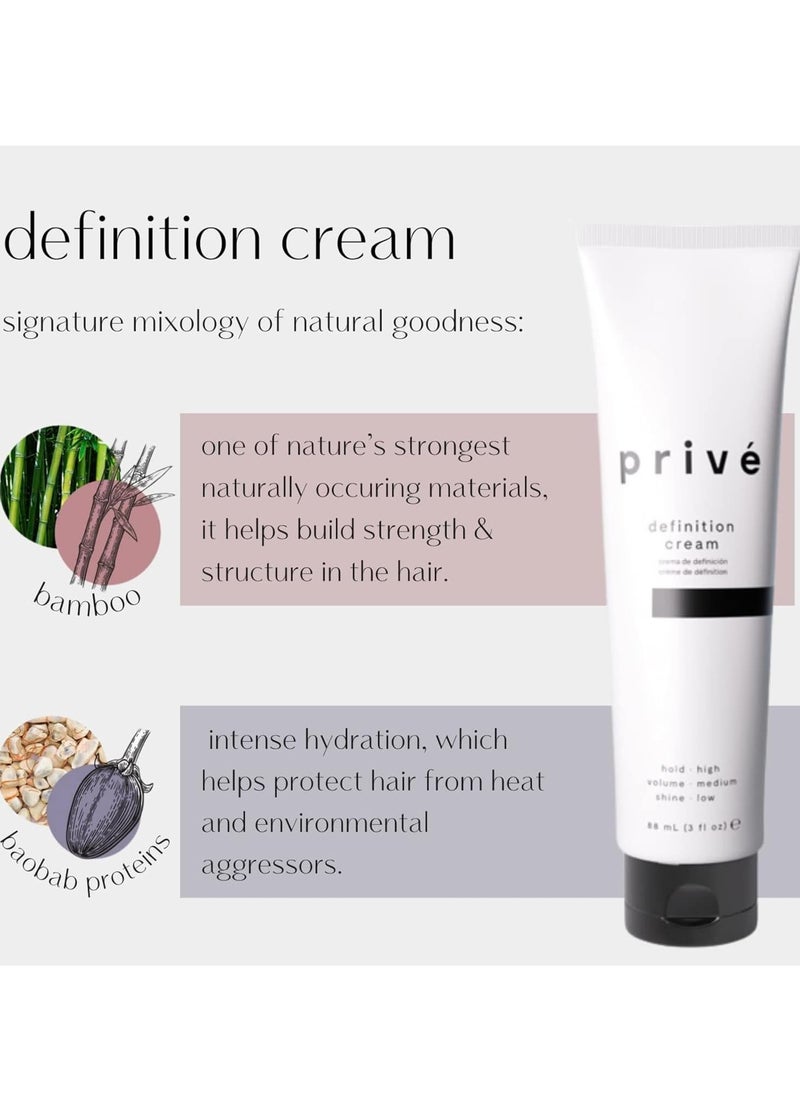 Prive Definition Cream – Hair Texturizer Cream/Curl Defining Frizzy Control, Defines and Separates Your for Sculpted Looks Styles (3oz) - pzsku/ZABC189D5D8B6F56A96A3Z/45/_/1739629341/72103ae8-24c7-453f-93f0-8adbf062d1ad