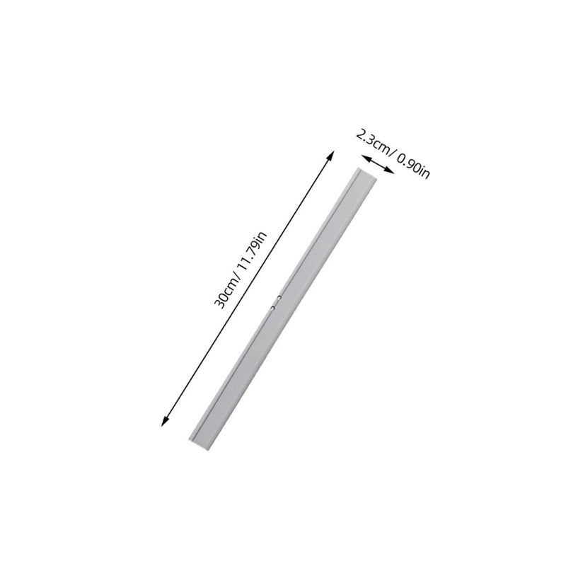2 Pack Glass Wiper Strip Replacement for Manual Window Squeegee 2 Pcs Professional Cleaning Heads - Image 3
