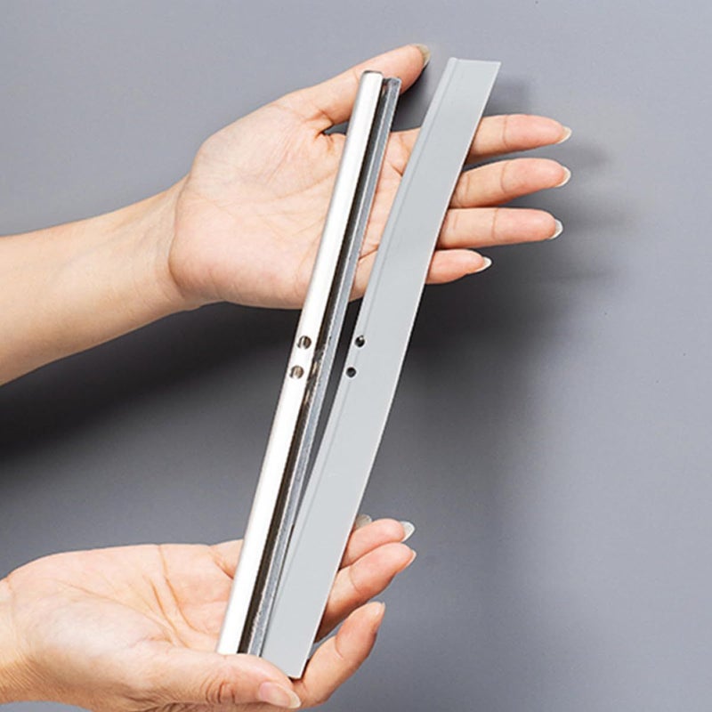 2 Pack Glass Wiper Strip Replacement for Manual Window Squeegee 2 Pcs Professional Cleaning Heads - Image 5