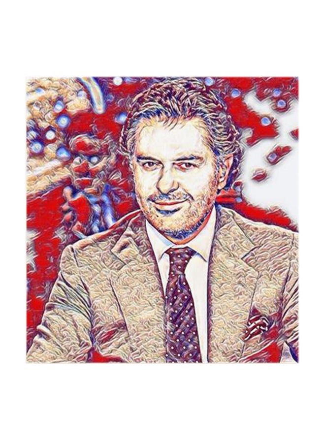 RYN Ragheb Alama MDF Wall Art Multicolour 30x30centimeter - Image 2