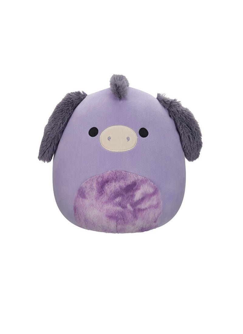 Squishmallows - Squishmallows Medium Plush 12 inch Deacon Purple Donkey with Tie-Dye Belly Officially Licensed Kellytoy Plush Toy Colorful Soft Gift for Kids Girls & Boys Washable Squishy Stuff Toy Multicolor All Age - Image 1