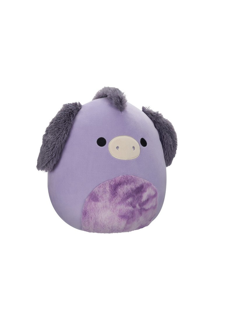 Squishmallows - Squishmallows Medium Plush 12 inch Deacon Purple Donkey with Tie-Dye Belly Officially Licensed Kellytoy Plush Toy Colorful Soft Gift for Kids Girls & Boys Washable Squishy Stuff Toy Multicolor All Age - Image 1