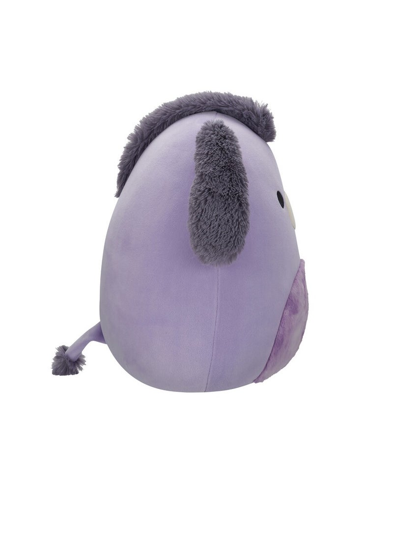 Squishmallows - Squishmallows Medium Plush 12 inch Deacon Purple Donkey with Tie-Dye Belly Officially Licensed Kellytoy Plush Toy Colorful Soft Gift for Kids Girls & Boys Washable Squishy Stuff Toy Multicolor All Age - Image 1