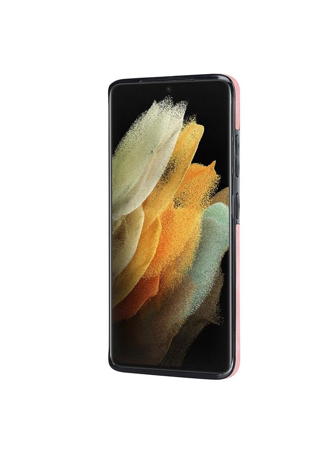 erorex Case For Samsung Galaxy S21 Ultra 5G Vintage Patch Leather Phone Case with Ring Holder - Image 2