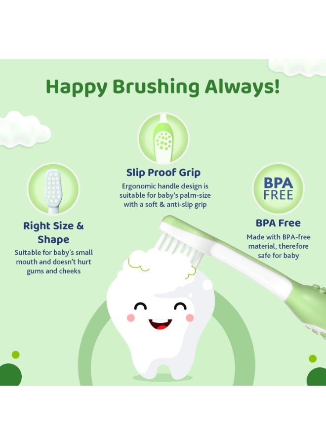 Chicco Toothbrush Green 6M-36M - Image 4