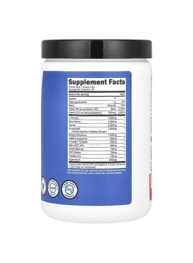 Nutricost, Performance, PRE-X, Xtreme Pre-Workout Complex, Fruit Punch, 1 lb (453 g) - Image 2