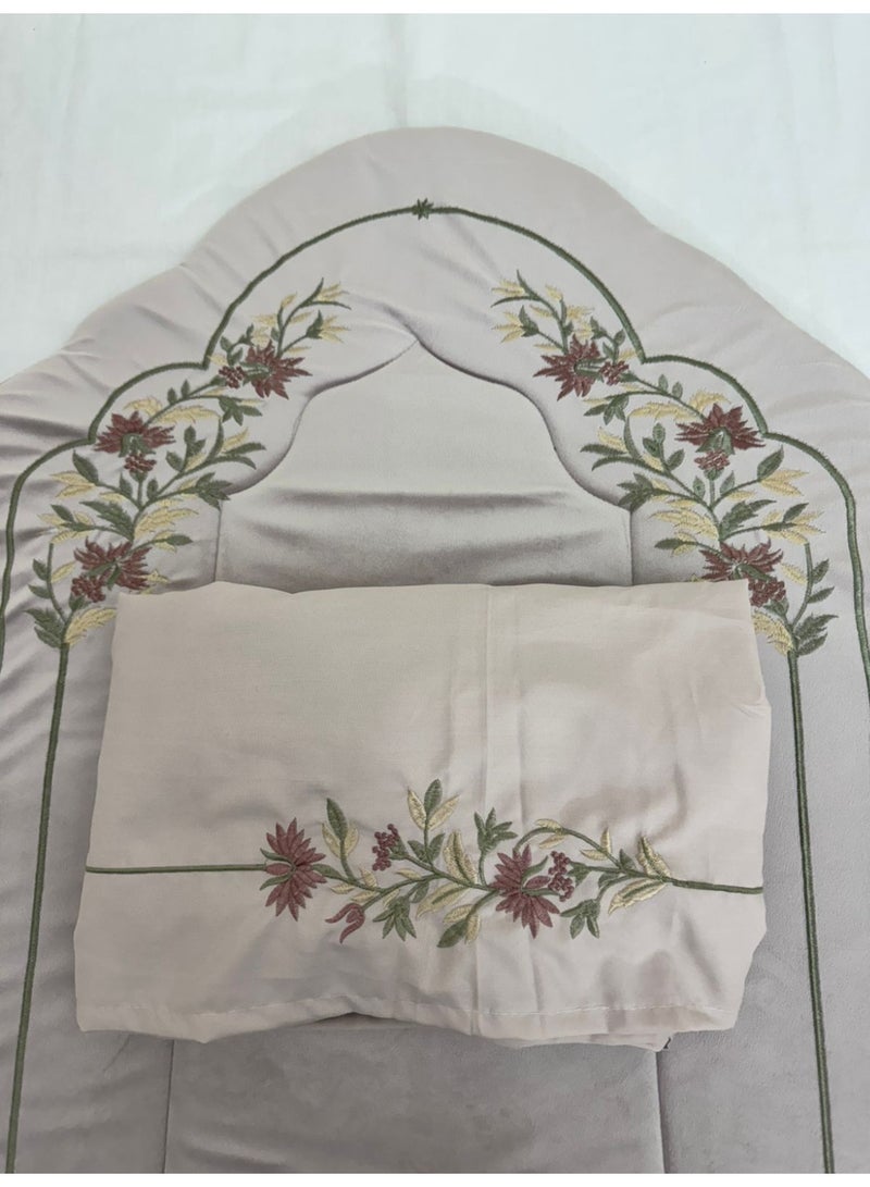 برايدس طقم سجاد صلاة مع شرشف    مرد مطرز - Image 2