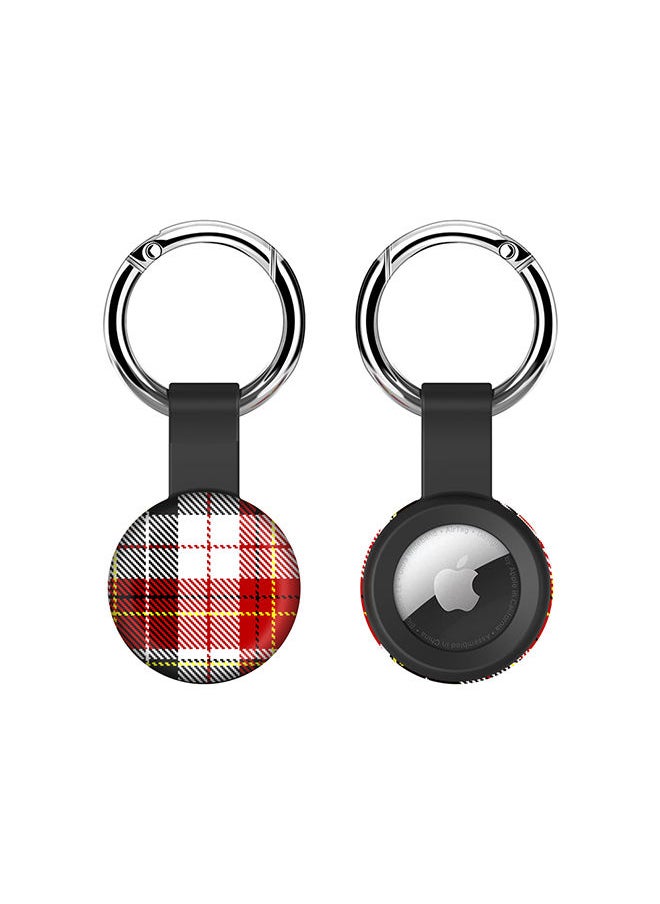 Stylizedd Airtag Case Metal Key Ring with Tough Case for Apple Airtag cover - English Flannel  - Image 1