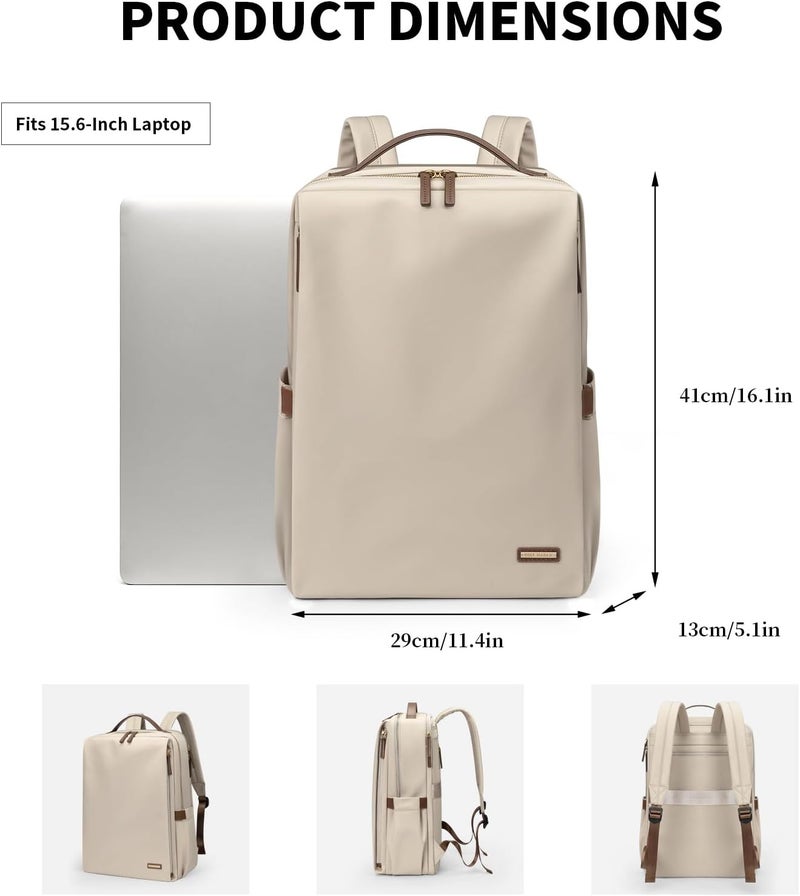 GOLF SUPAGS Stylish Laptop Backpack for Women Work College Travel Casual Daypack Fits 15.6 Inch Notebook - Image 4