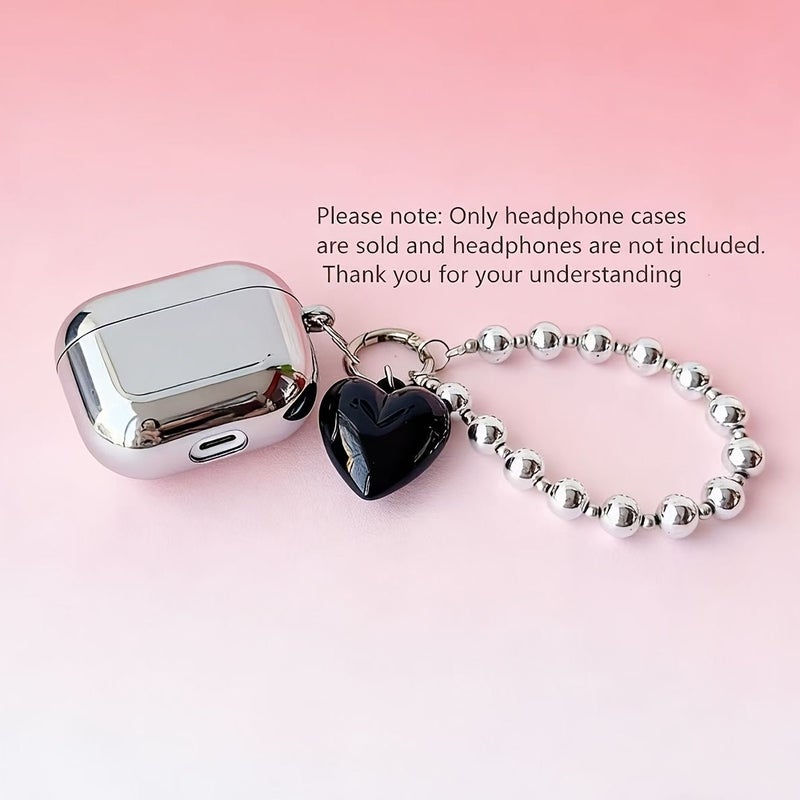 حافظة AirPods Pro 2 من TPU مطلي بالفضة مع لمسة نهائية لامعة - Image 5