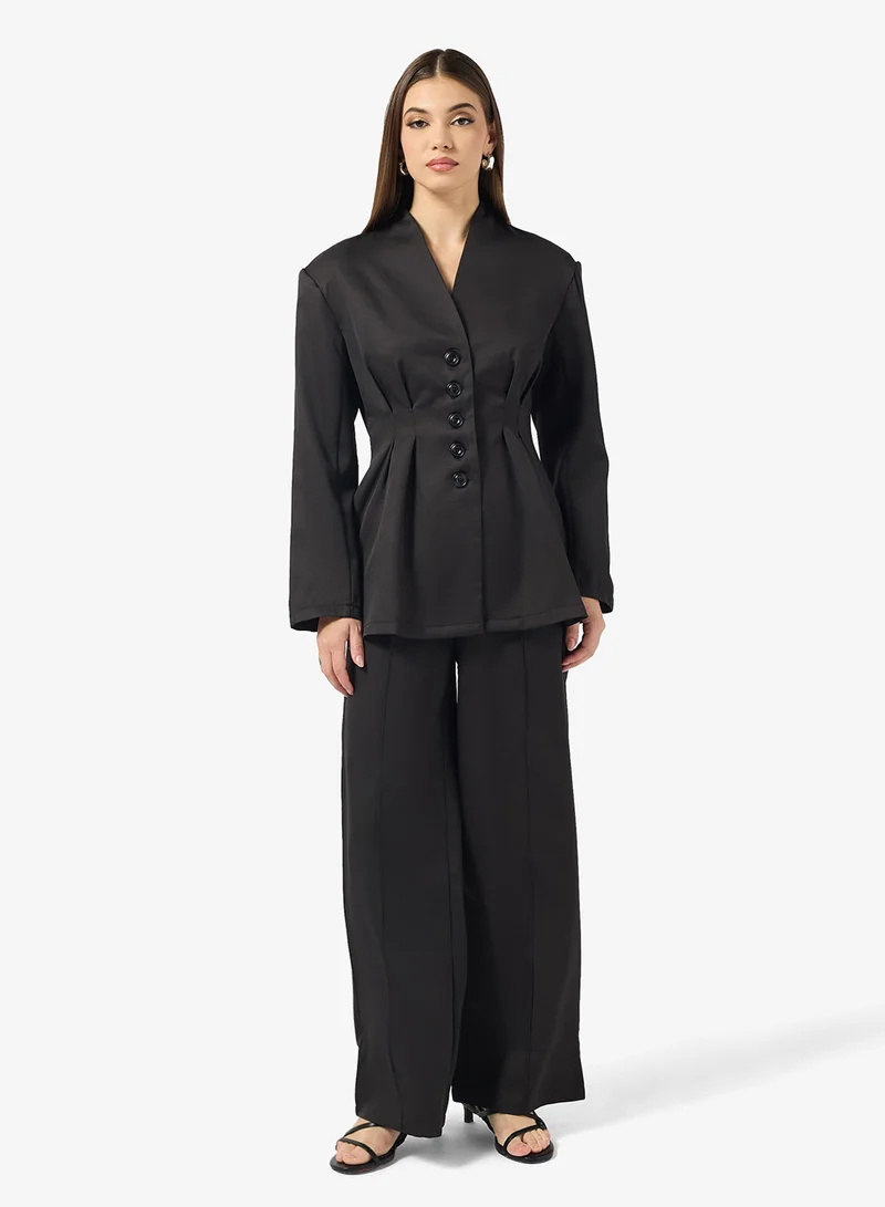 ELLA  Longline Peplum Top & Pant Set for Women | Best Price UAE