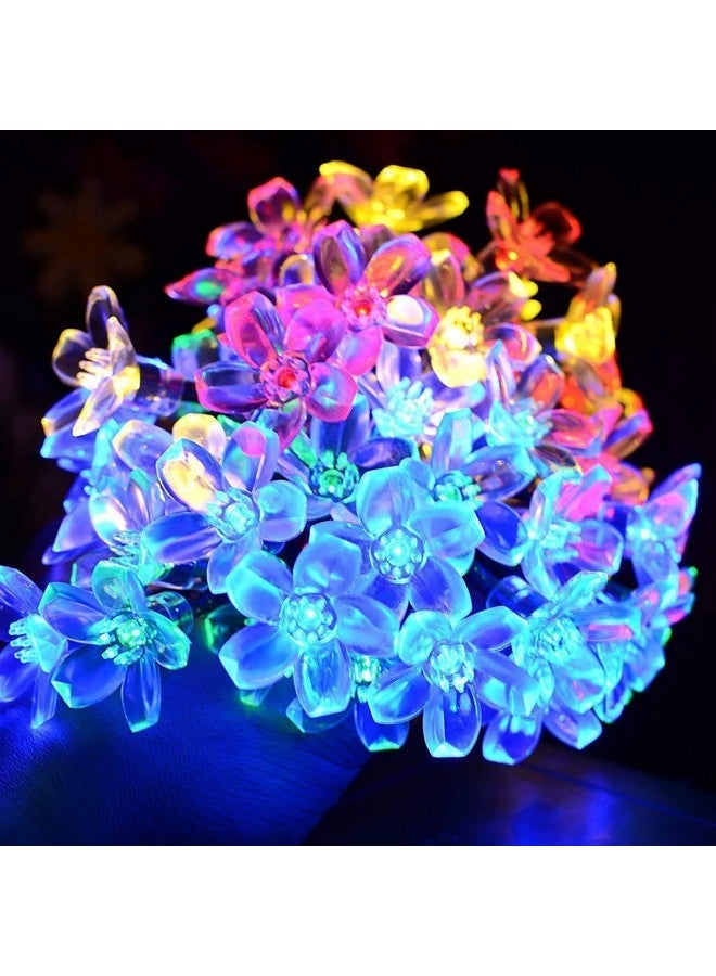 fizzytech Plastic 60 Led 12 Meter Flower Multicolor String Lights of Home Decoration, Diwali Light for Party Birthday Diwali Christmas 60 Flower Led 12 Meter - Image 1