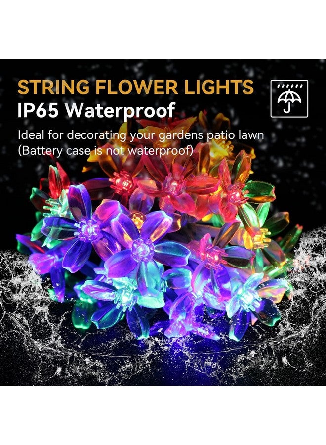 fizzytech Plastic 60 Led 12 Meter Flower Multicolor String Lights of Home Decoration, Diwali Light for Party Birthday Diwali Christmas 60 Flower Led 12 Meter - Image 2