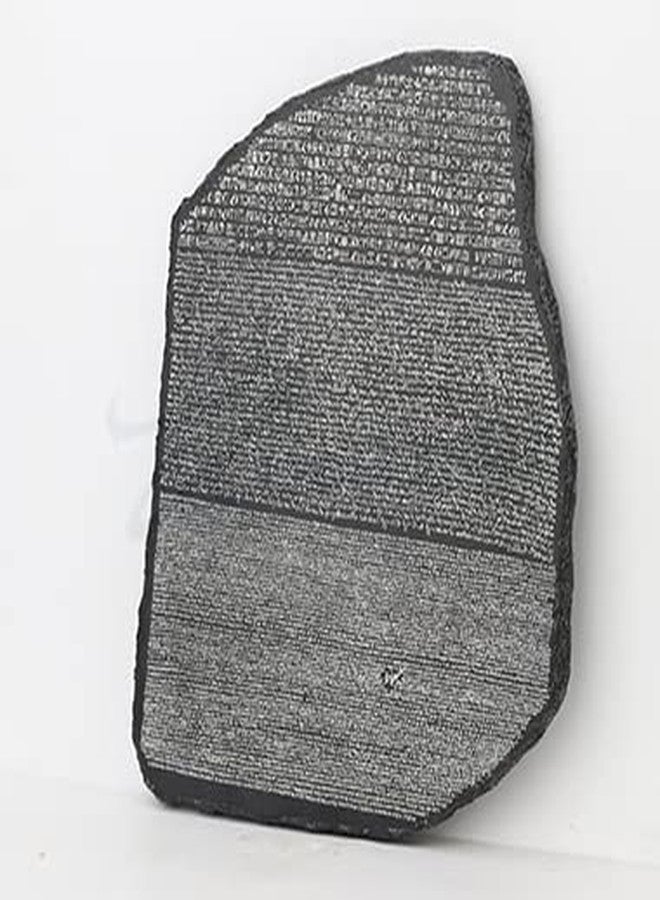 فيرونيز ديزاين لوحة جدارية من الراتنج المصري بتصميم حجر رشيد من فيرونيز ديزاين WU75482AA مقاس 10 5/8 بوصة - Image 2