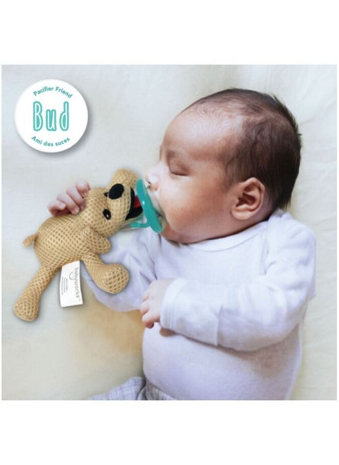 Babyworks Babyworks Pacifier Friend with Pacifier  Bud Puppy  - Image 4