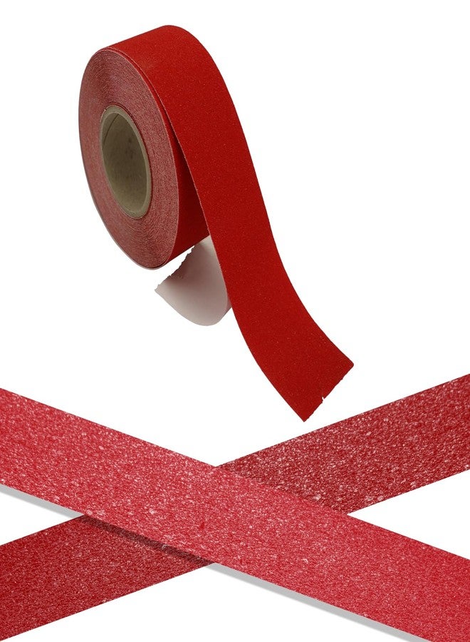 FindTape AST-35 Solid Colors Anti-Slip Non-Skid Tape, 3 in. x 10 ft. (Red) - Image 1
