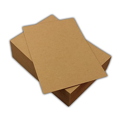 EcoSwift 50 EcoSwift 8.5x11 Chipboard Cardboard Craft Scrapbook Material Scrapbooking Packaging Sheets Shipping Pads Inserts 8 1/2 inch x 11 inch Chip Board - Image 2