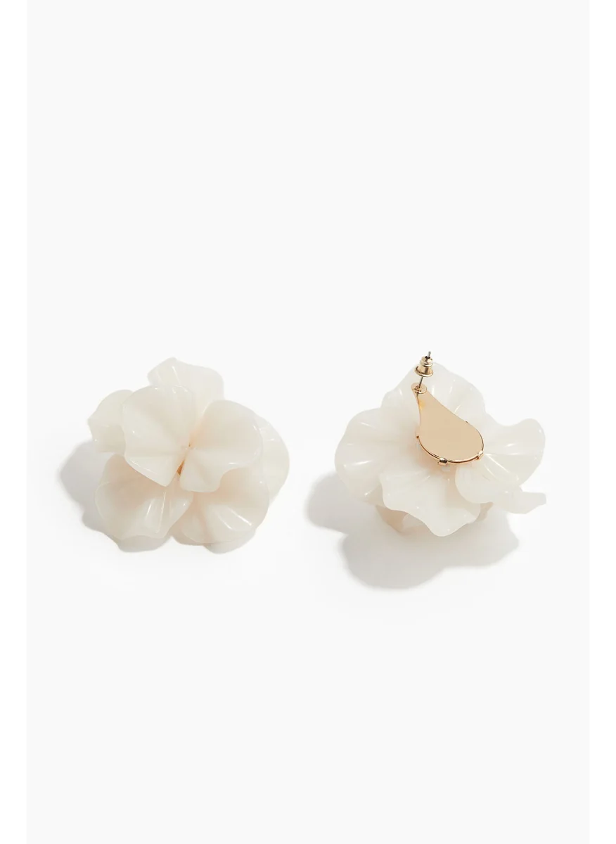 اتش اند ام Flower-Shaped Stud Earrings