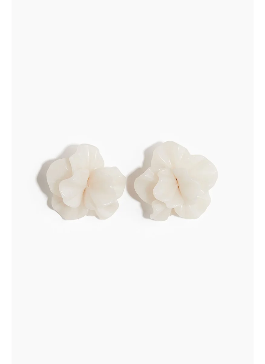 اتش اند ام Flower-Shaped Stud Earrings