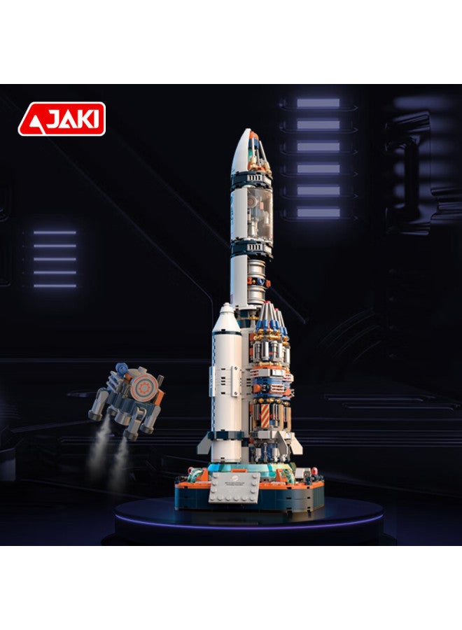 Jaki Building Blocks, Dawn No. 5 Rocket Space Model, Children's Toy, For Boys Aged 6-12, Birthday Gift - Image 5