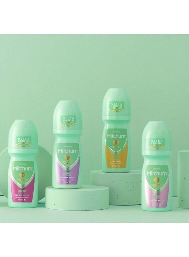 Mitchum Women 48HR Protection Roll-On Deodorant & Antiperspirant, 100ml - Image 5