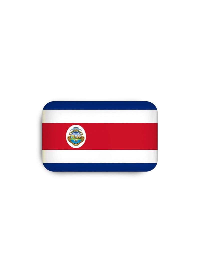 971MEDIA Costa Rica Flag Magnetic Badge - Image 2