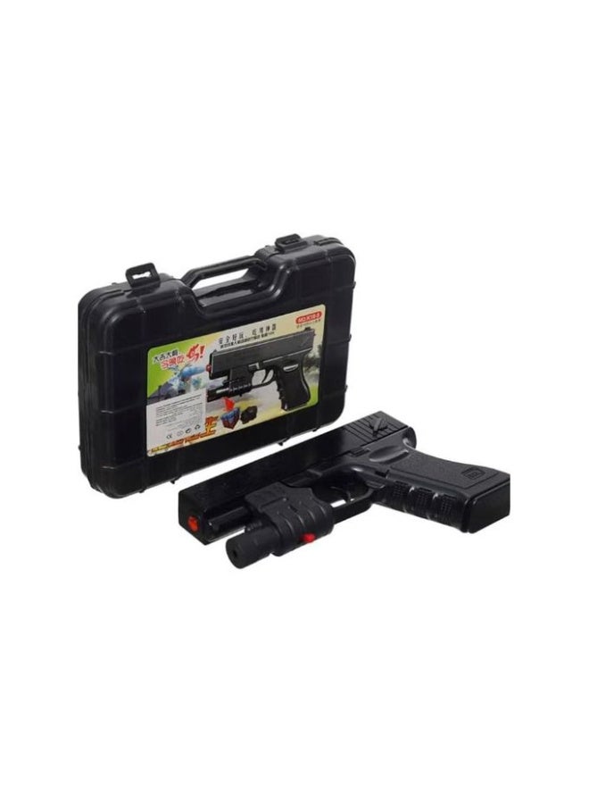Glock Black plastic water gun with carrying case, for kids, includes a laser - Image 1