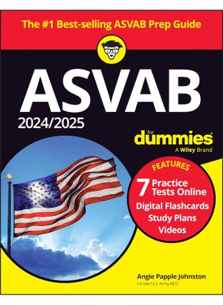 2024/2025 ASVAB For Dummies: Book + 7 Practice Tests + Flashcards + Videos Online - pzsku/ZABC22F37E28DBE833D4FZ/45/_/1726051001/00e29fad-daeb-4261-b931-2956347f1acc