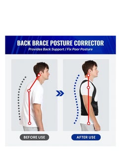 Cool Baby COOLBABY Back Brace Waist Trimmer Belt for Women & Men, Adjustable and Breathable Posture Back Brace Improve Back Posture and Provide Lumbar Support L SIZE  - Image 2