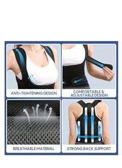 Cool Baby COOLBABY Back Brace Waist Trimmer Belt for Women & Men, Adjustable and Breathable Posture Back Brace Improve Back Posture and Provide Lumbar Support L SIZE  - Image 4