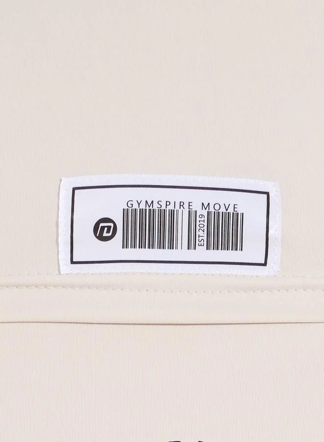 Styli Gymspire Edition- Label & Logo Racerback Longline Sports Bra