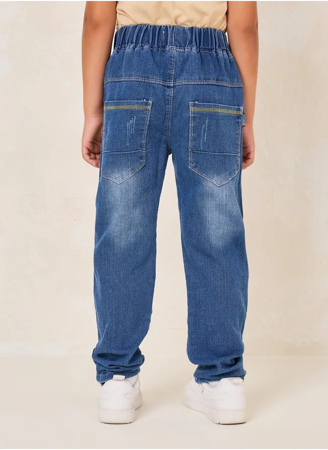 ستايلي Regular Side Seam Pocket Detail Jeans