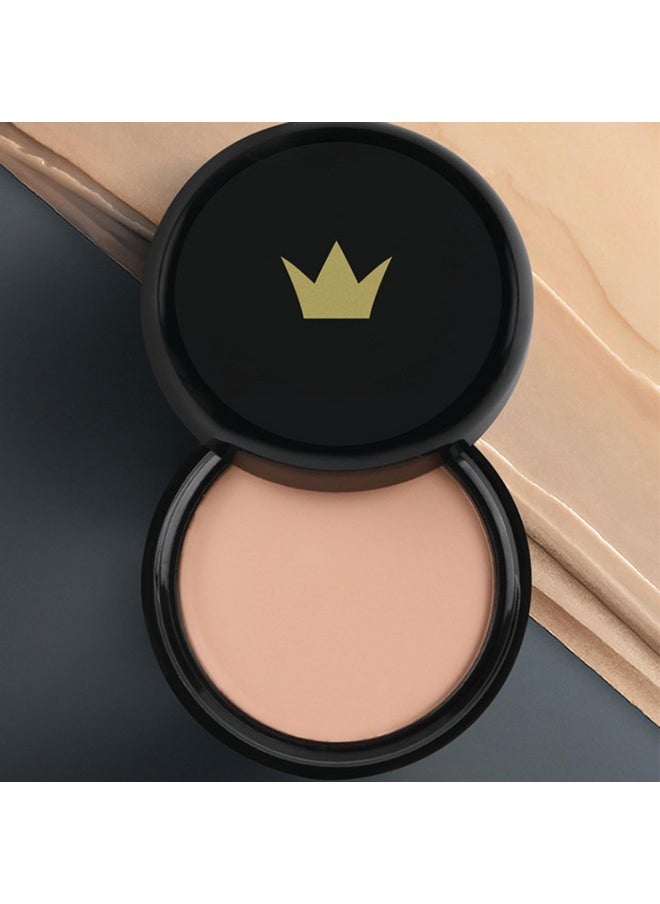 Mallofusa Mallofusa Single Color Face Makeup Concealer Foundation Palette Creamy Moisturizing Concealing 0.49oz (Dark Beige)  - Image 3