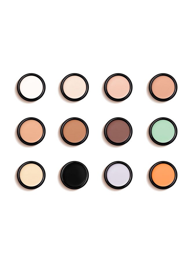 Mallofusa Mallofusa Single Color Face Makeup Concealer Foundation Palette Creamy Moisturizing Concealing 0.49oz (Dark Beige)  - Image 2