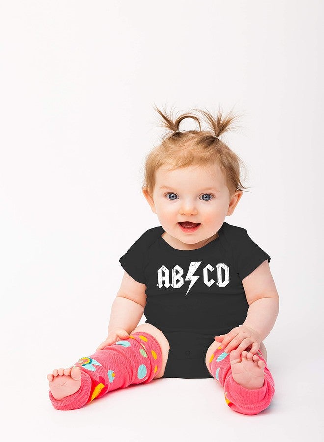 Funnwear ملابس أطفال أولاد بتصميم حروف الأبجدية الإنجليزية - ملابس أطفال مواليد (6 أشهر، أسود) - Image 3