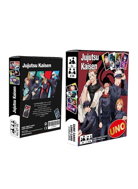 Jujutsu Kaisen Theme UNO Game Card UNO Desktop Game Card