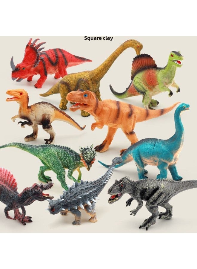 Children's Simulation Leopard Zoo Model Toy Boy Tyrannosaurus Rex Large Birthday 3 Years Old 6 One Piece Wholesale-Color:Artificial Animal 59-piece Set/with Storage Bucket + Map - Image 3