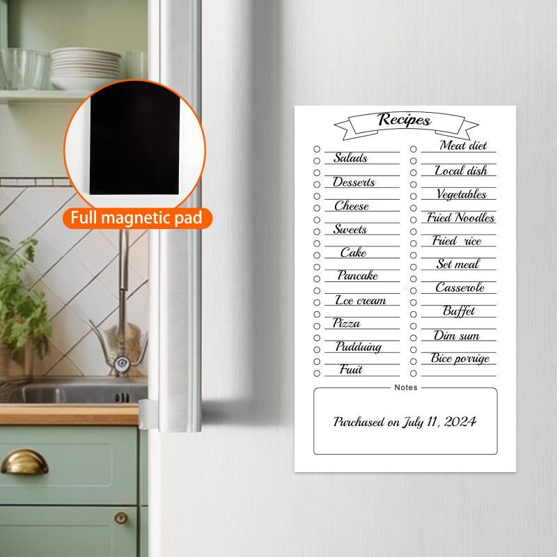 Thboxes 2 Pack Grocery List Magnet Pad for Fridge with Pen Holder, Totally 120 Sheets Magnetic Grocery List Pad for Fridge Full Back Magnet Shopping List, To Do List, Memo Notepads with Pen Holder, 4.5x7.5" - Image 4